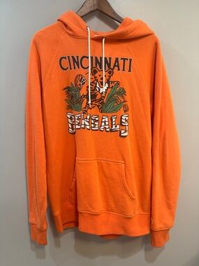 HOMAGE Orange Cincinnati Bengals Graphic Hoodie Sold Out Online